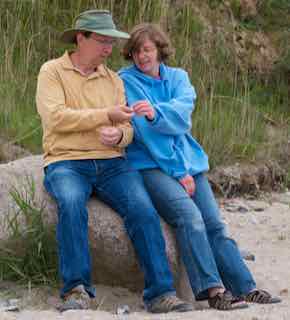 Photograph of Mark and Antje, June 2012, Boltenhagen, Germany